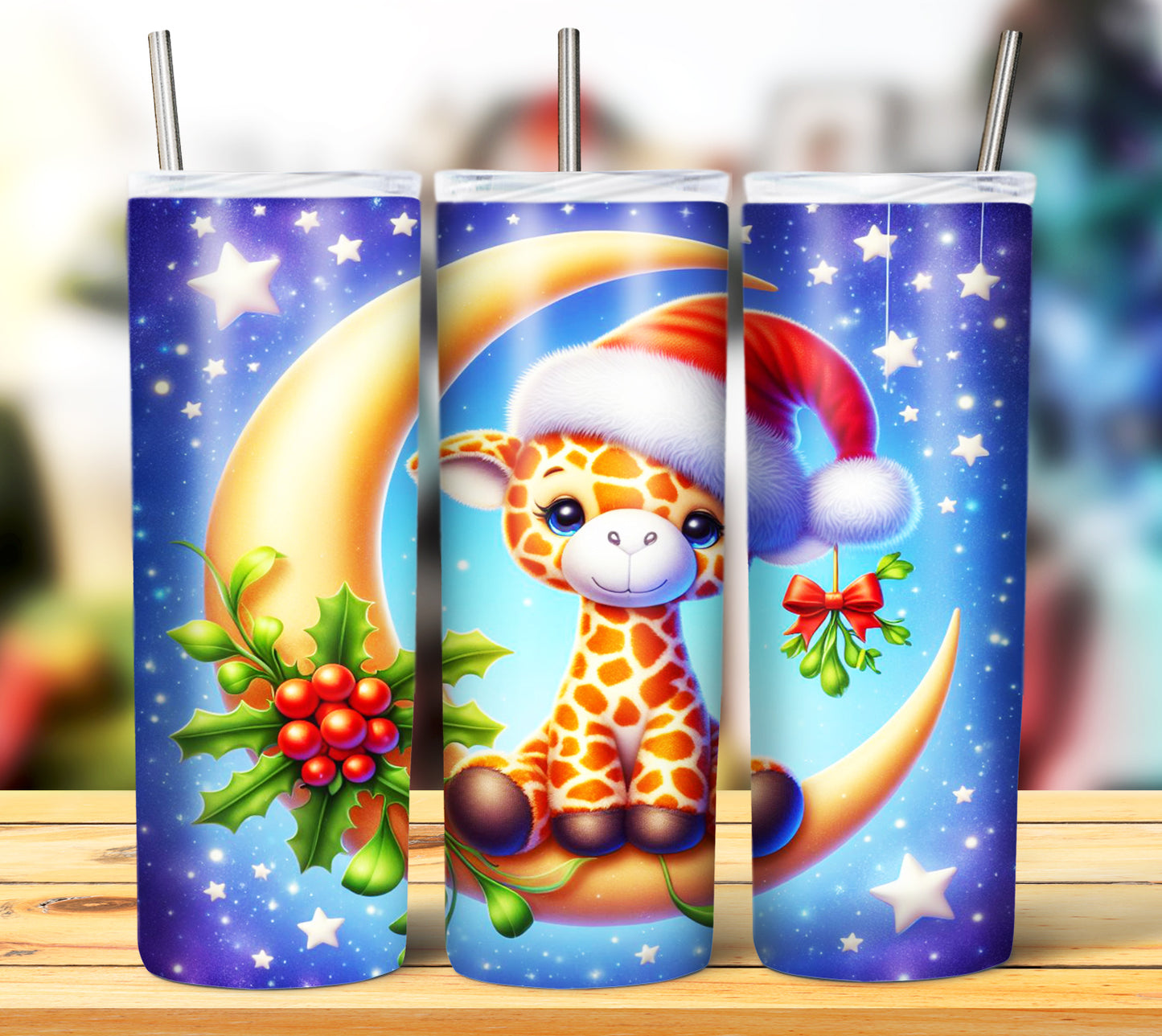 Christmas Animals Sublimation 20oz Images Bundle