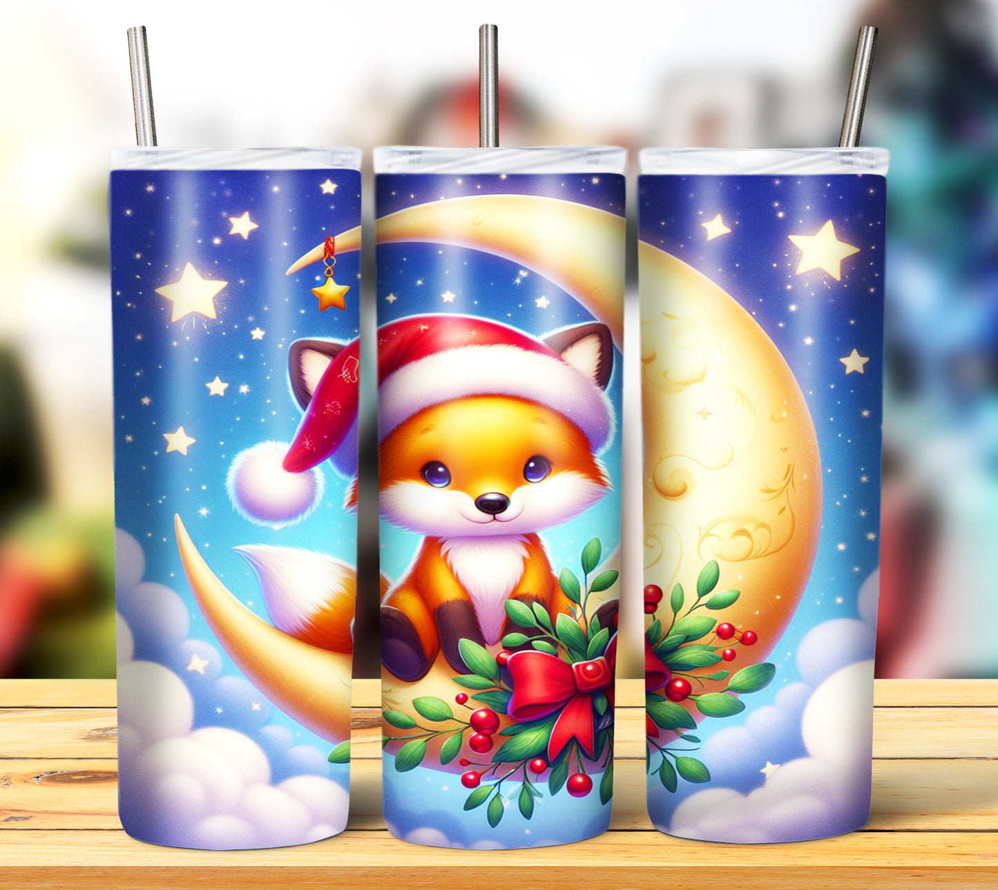 Christmas Animals Sublimation 20oz Images Bundle