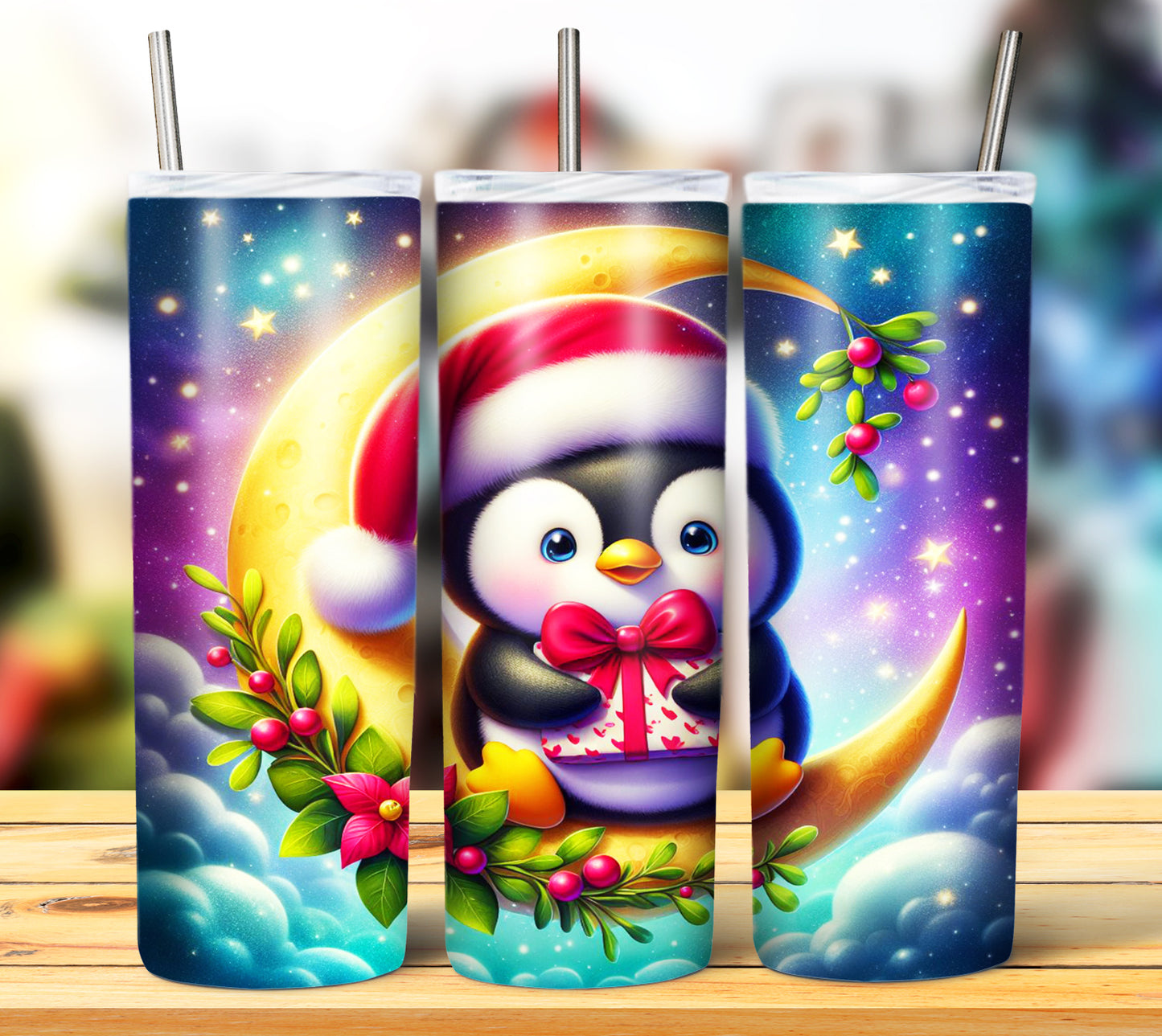 Christmas Animals Sublimation 20oz Images Bundle