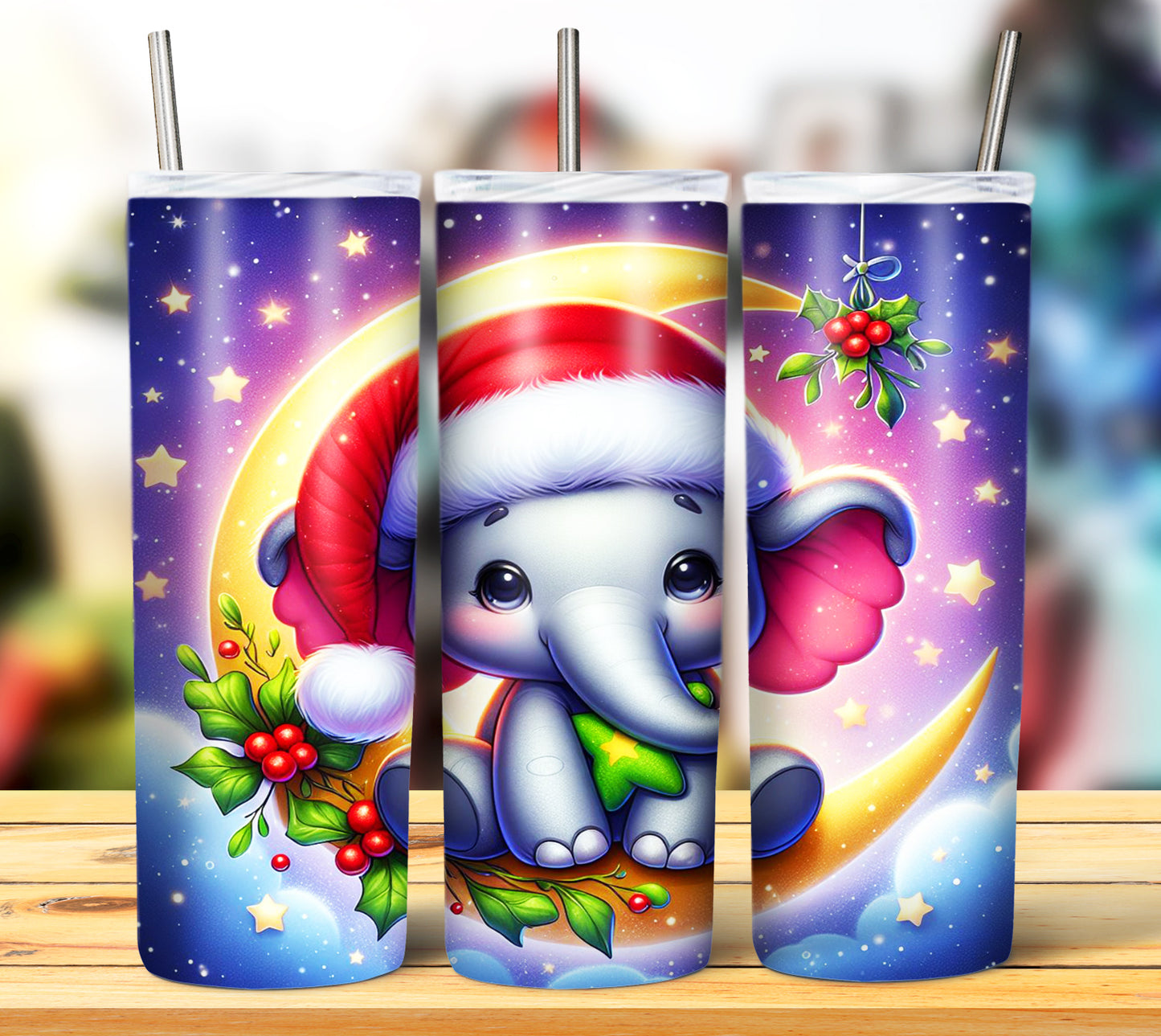 Christmas Animals Sublimation 20oz Images Bundle