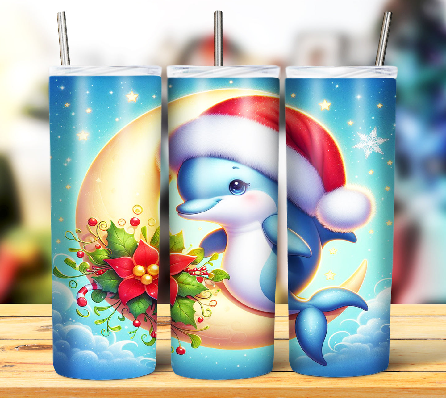 Christmas Animals Sublimation 20oz Images Bundle