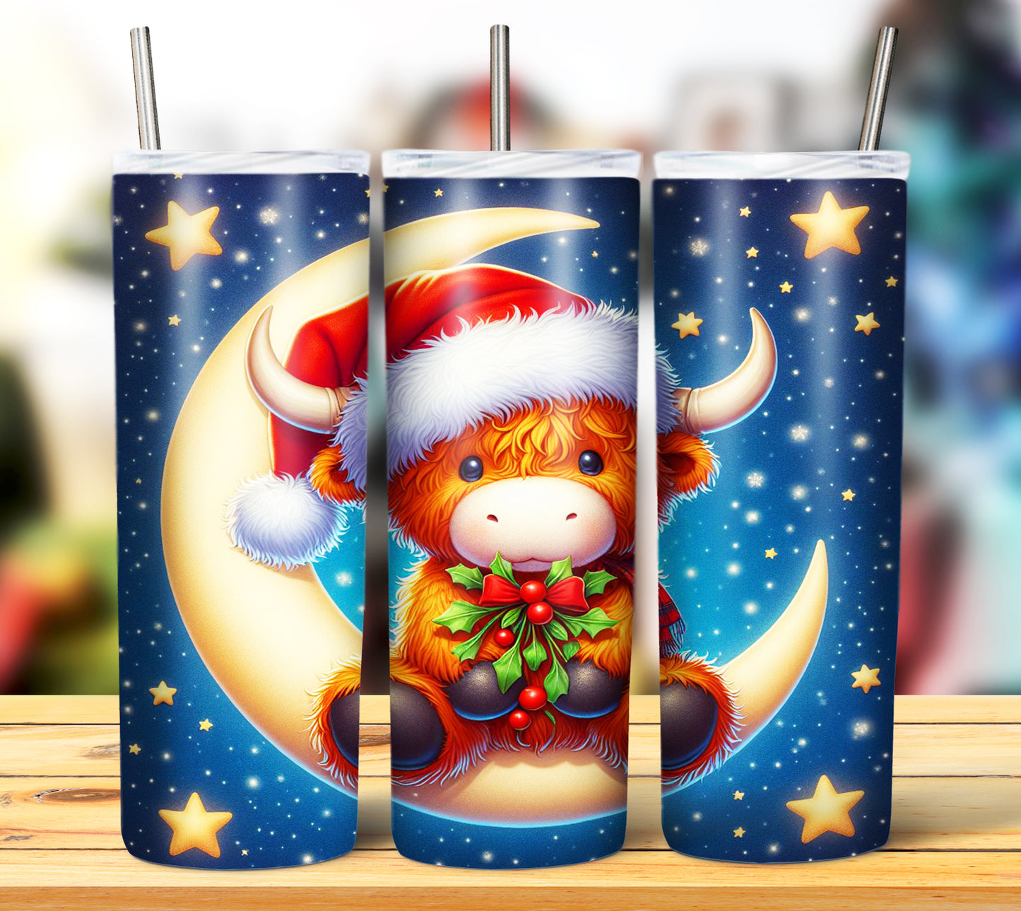 Christmas Animals Sublimation 20oz Images Bundle