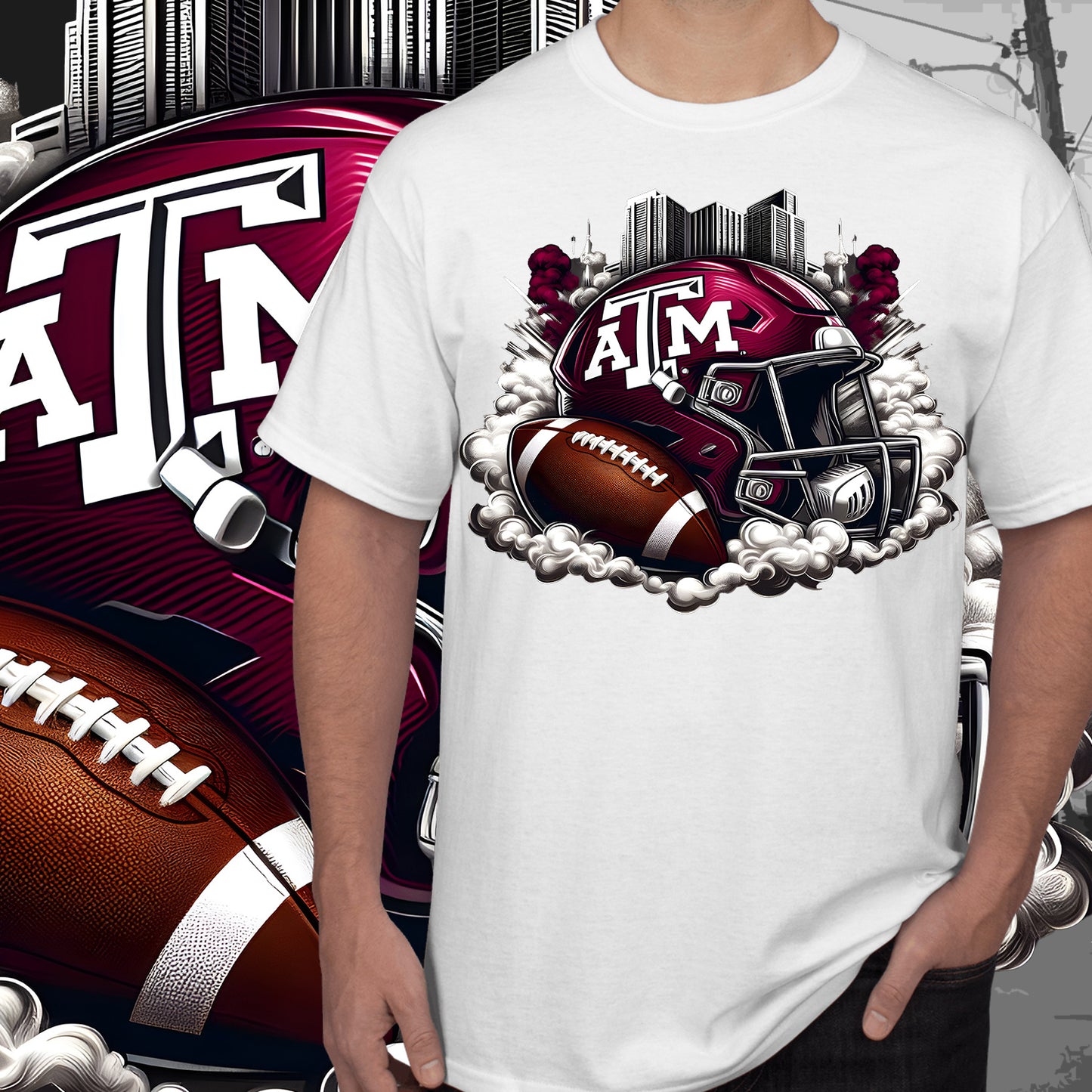 College T-Shirt Sublimation/DTF Images Bundle