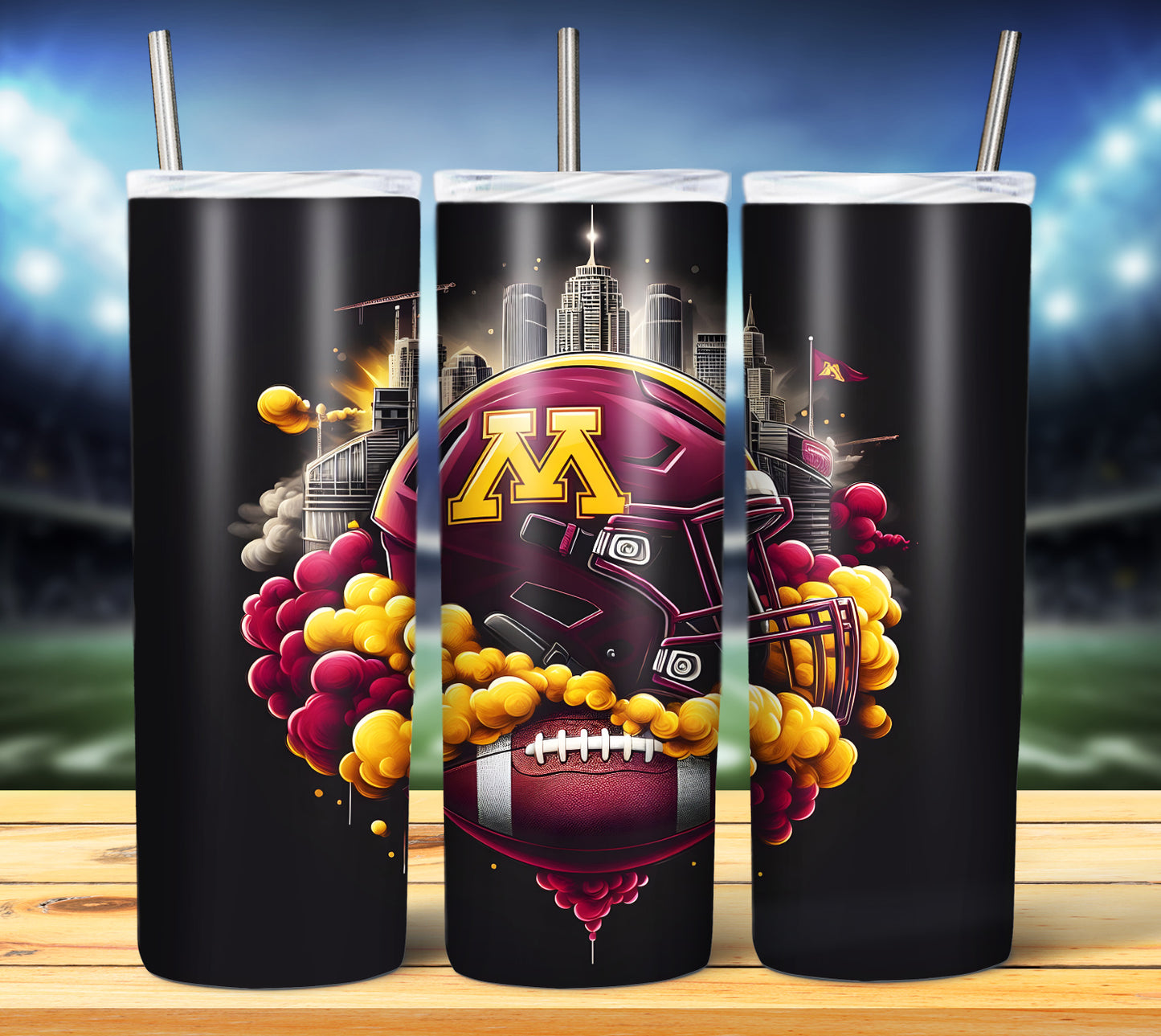 College 20oz Sublimation Tumbler Images Bundle