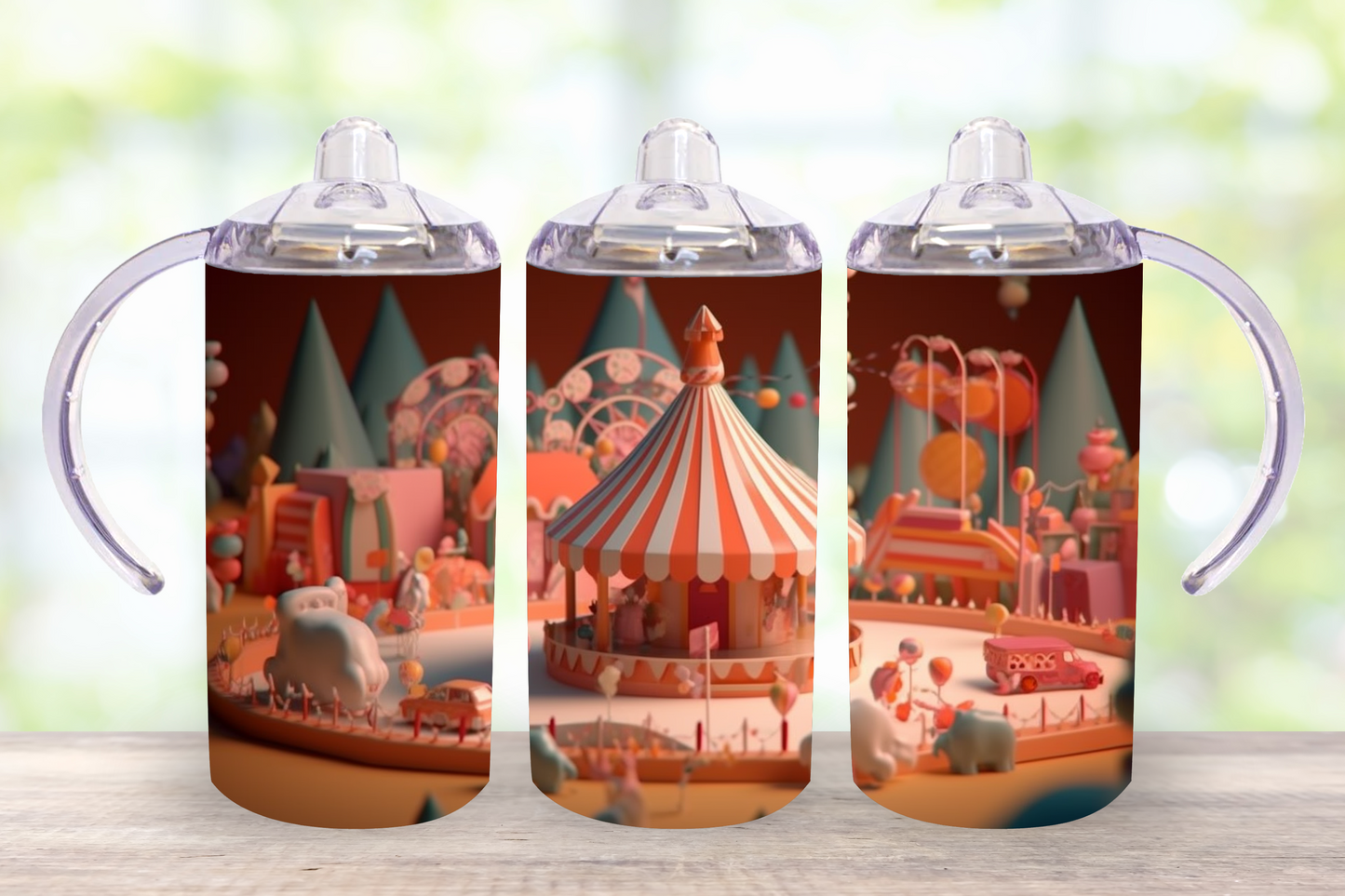 50 Kids Sippy Sublimation Tumbler Images Bundle