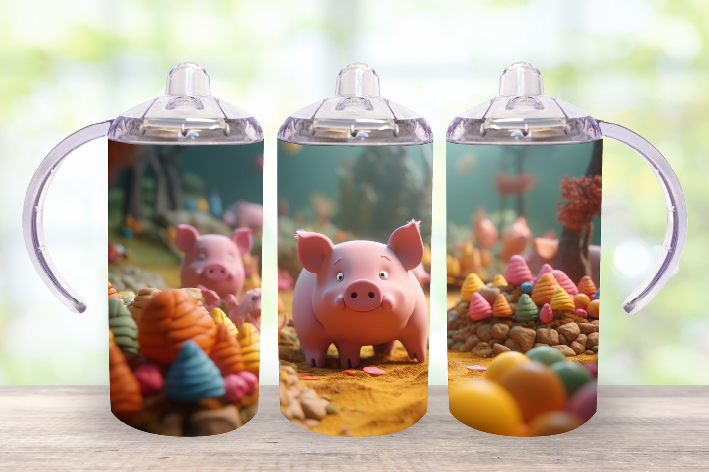 50 Kids Sippy Sublimation Tumbler Images Bundle