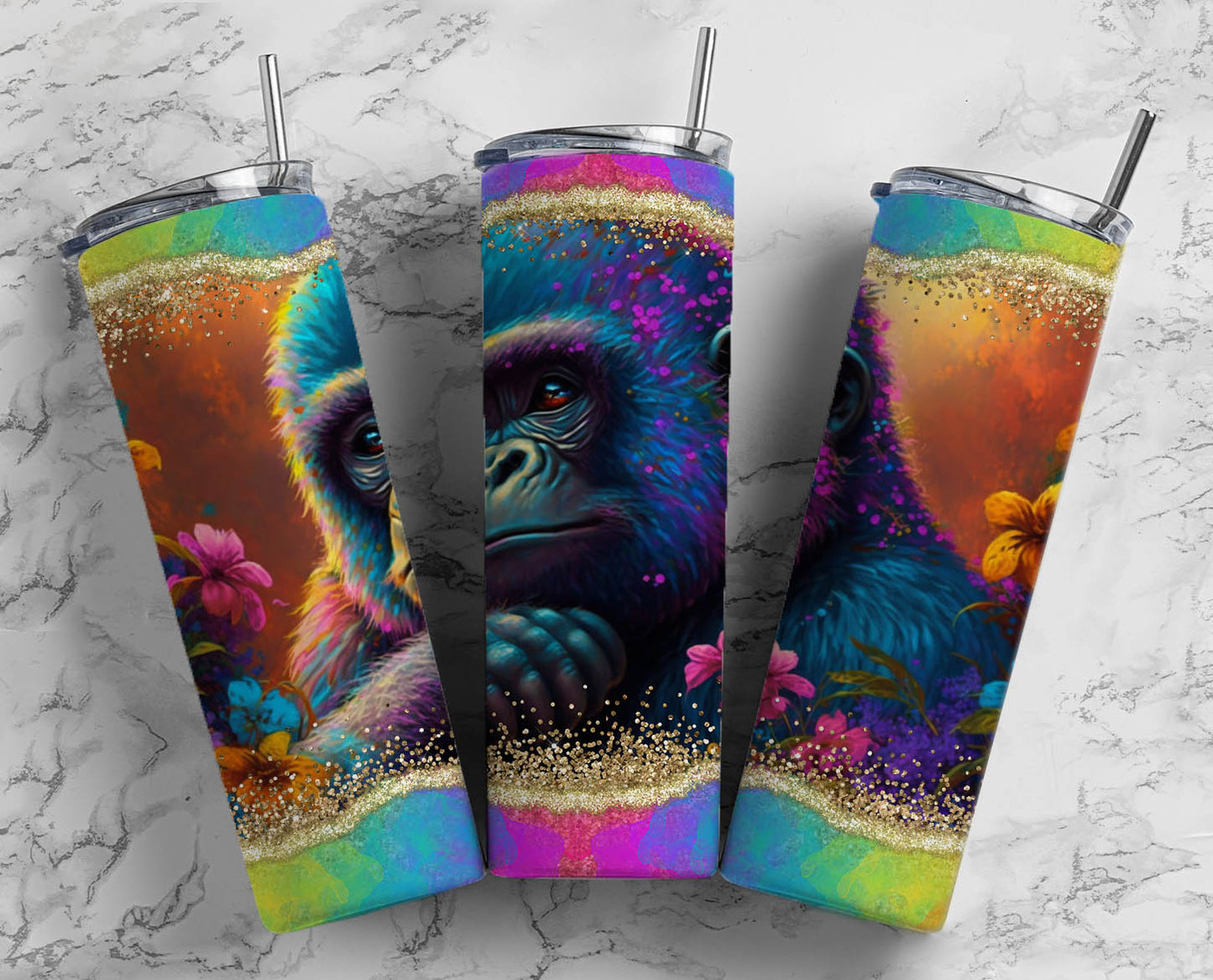 Gorilla 20oz Sublimation Tumbler Image