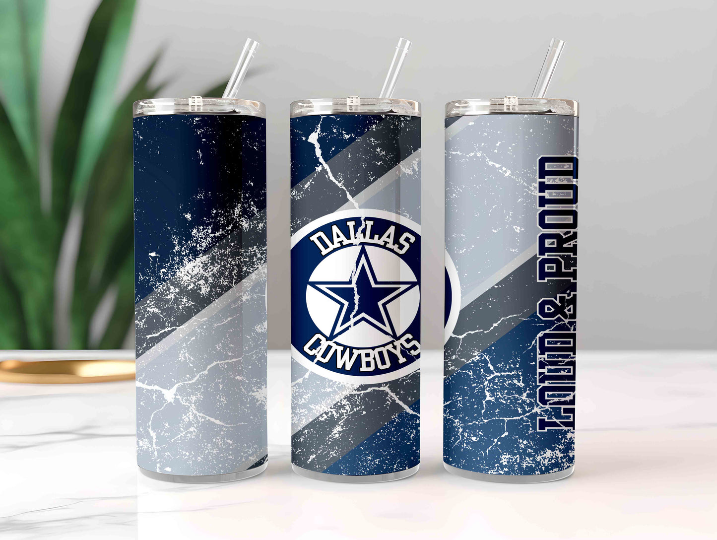 Football 20oz Sublimation Tumbler Image