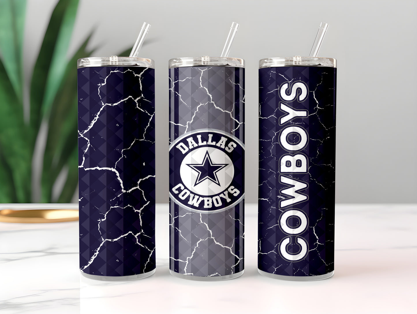 Football 20oz Sublimation Tumbler Image