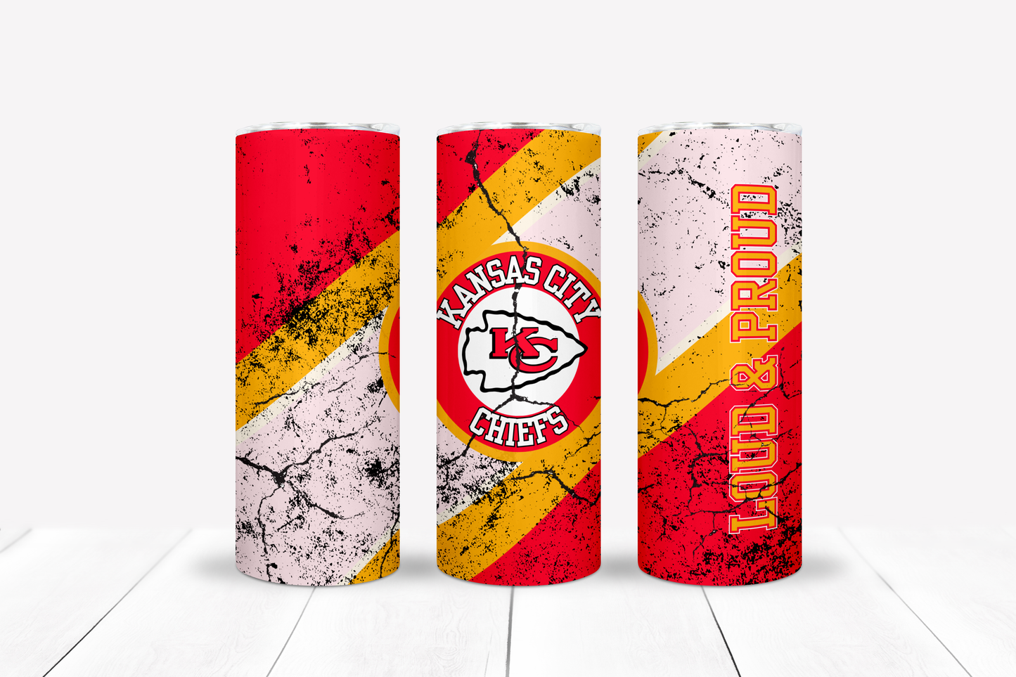 Football 20oz Sublimation Tumbler Image