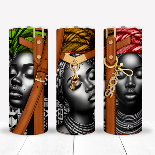 Luxury Black History 20oz Sublimation Tumbler Image