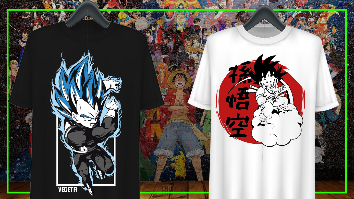 Anime Sublimation/DTF T-Shirt Images Bundle