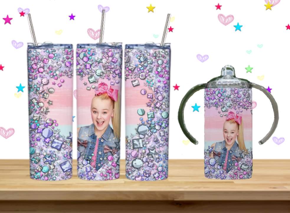 JoJo Kids Sublimation 12oz/15oz Tumbler/Sippy Cup Image Bundle