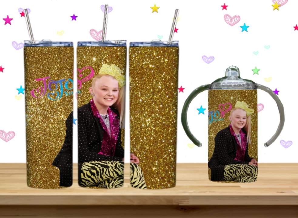 JoJo Kids Sublimation 12oz/15oz Tumbler/Sippy Cup Image Bundle