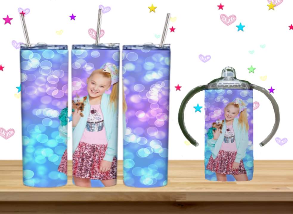 JoJo Kids Sublimation 12oz/15oz Tumbler/Sippy Cup Image Bundle