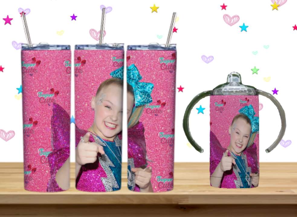 JoJo Kids Sublimation 12oz/15oz Tumbler/Sippy Cup Image Bundle