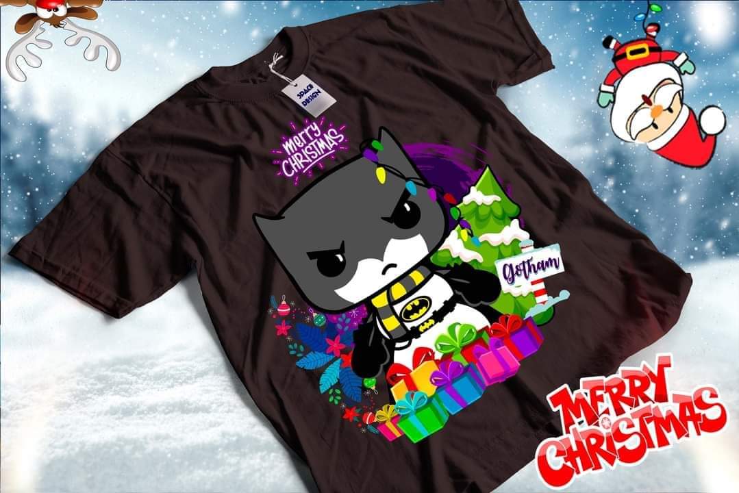 Christmas Chibi Sublimation T-Shirt/DTF Images Bundle