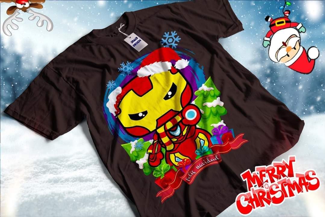 Christmas Chibi Sublimation T-Shirt/DTF Images Bundle