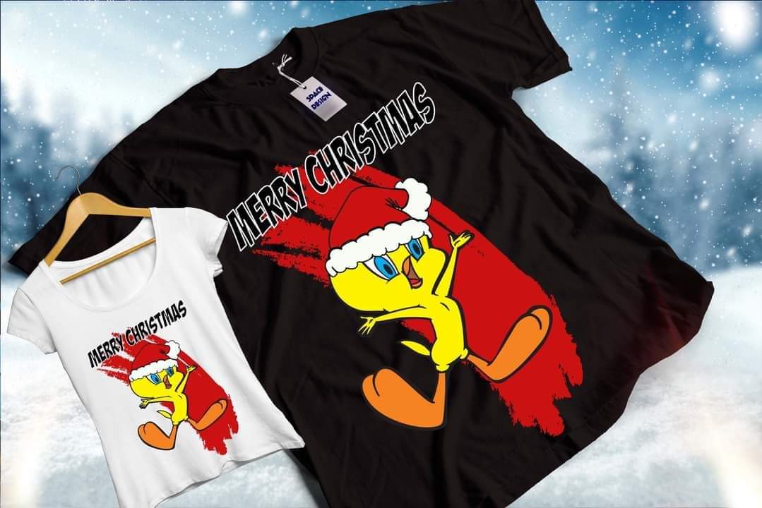 Christmas Chibi Sublimation T-Shirt/DTF Images Bundle