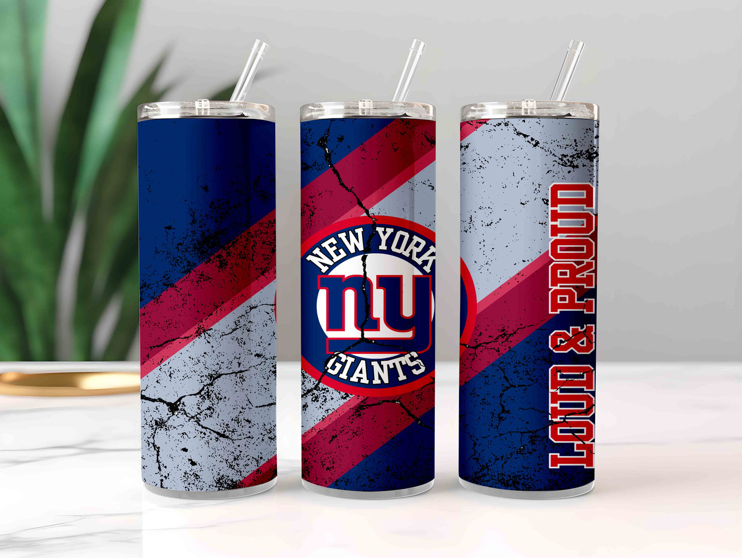 Football 20oz Sublimation Tumbler Image