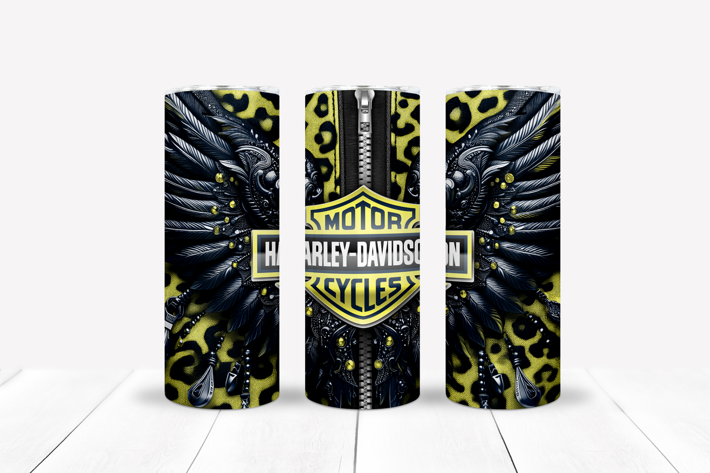 Motorcycle Metal Wings 20oz Sublimation 132 Image Bundle