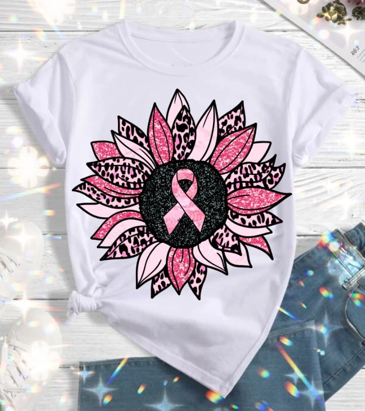 12 Breast Cancer Sublimation T-Shirt Image Bundle