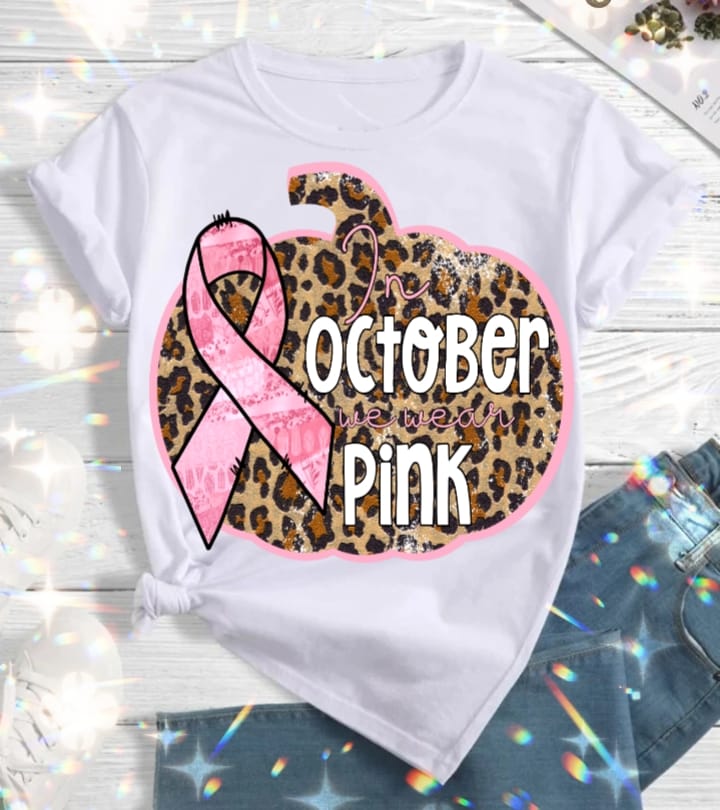 12 Breast Cancer Sublimation T-Shirt Image Bundle