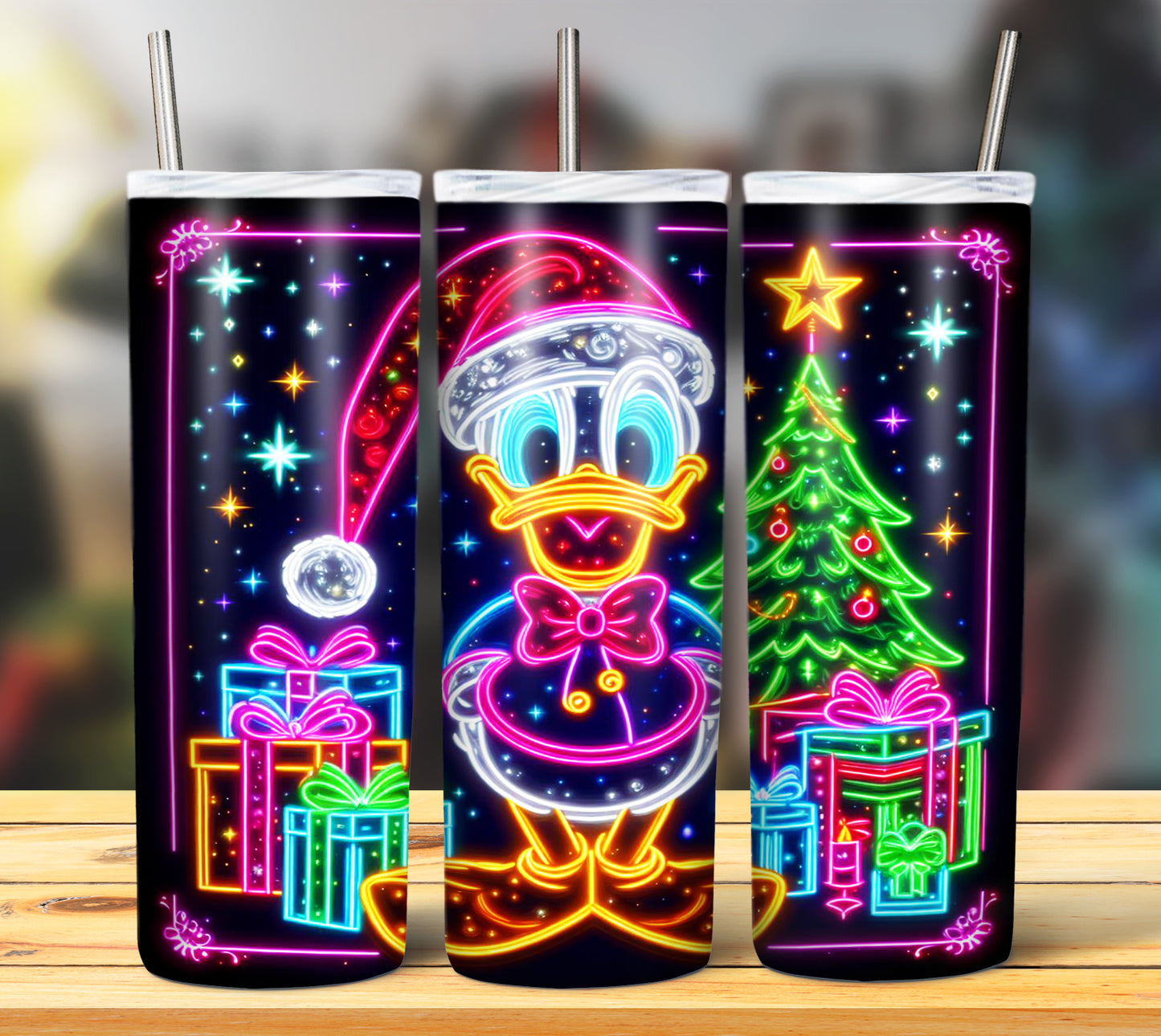 100+ Christmas LED Lights Sublimation 20oz Images Bundle