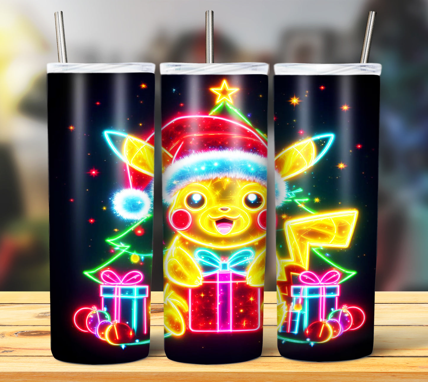 100+ Christmas LED Lights Sublimation 20oz Images Bundle