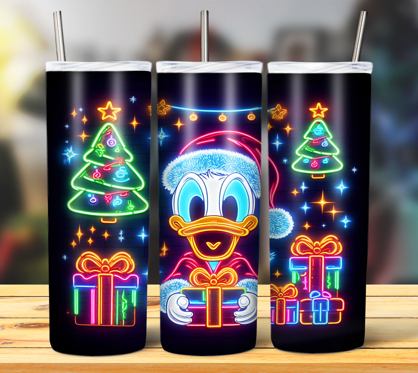 100+ Christmas LED Lights Sublimation 20oz Images Bundle