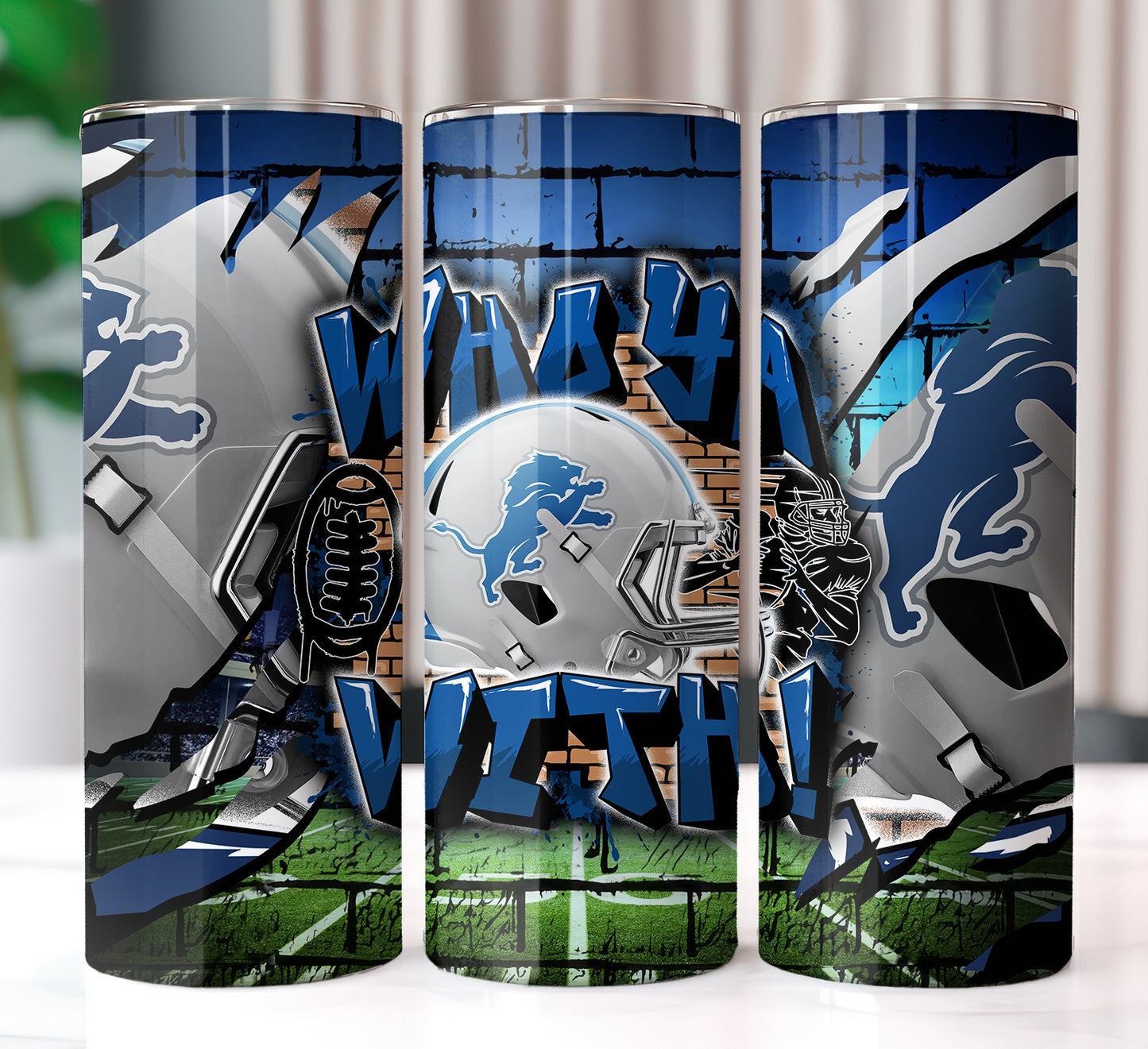 Football Sublimation 20oz Tumbler Images