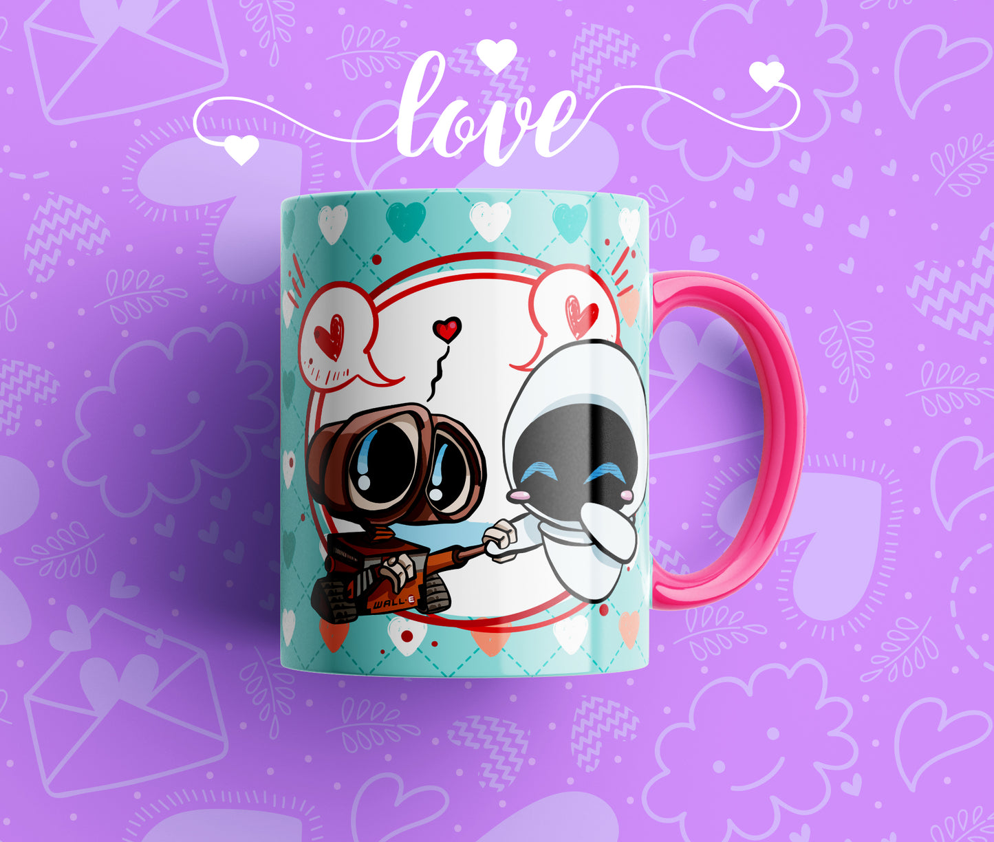 Cute Valentine Sublimation 11/15oz Mug Images Bundle