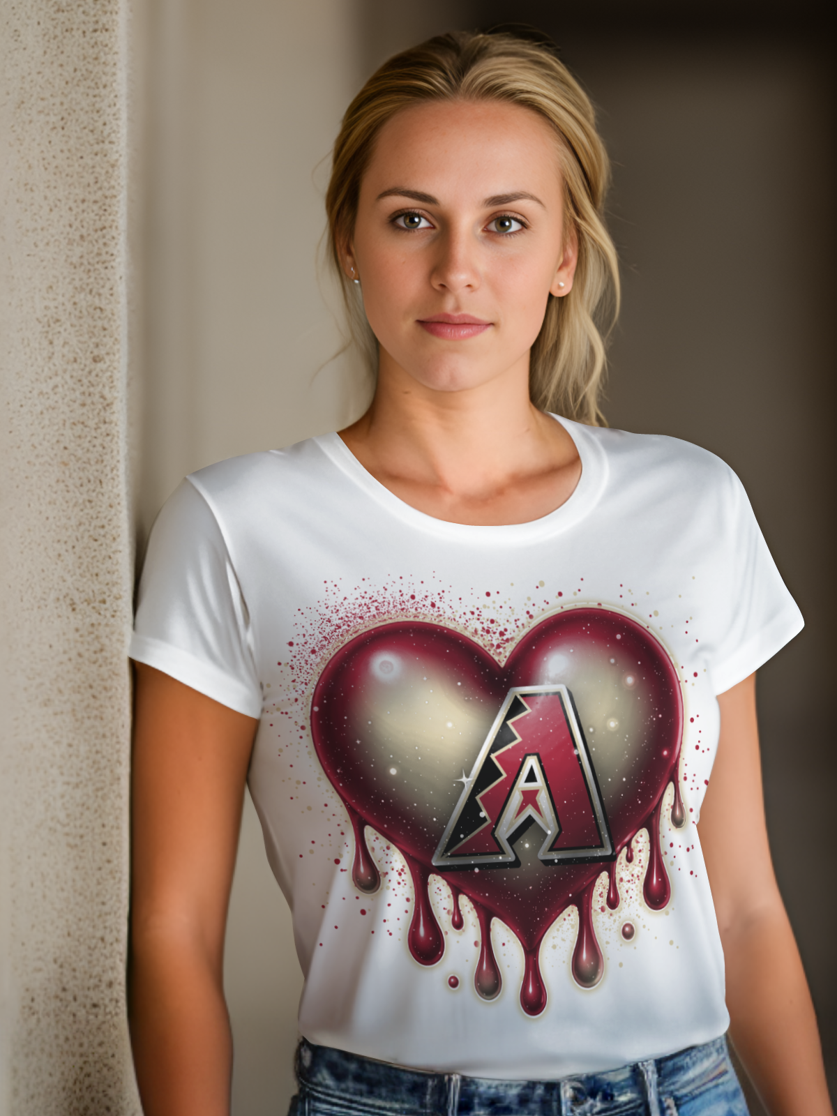Heartdrip Baseball Sublimation/DTF T-shirt Images