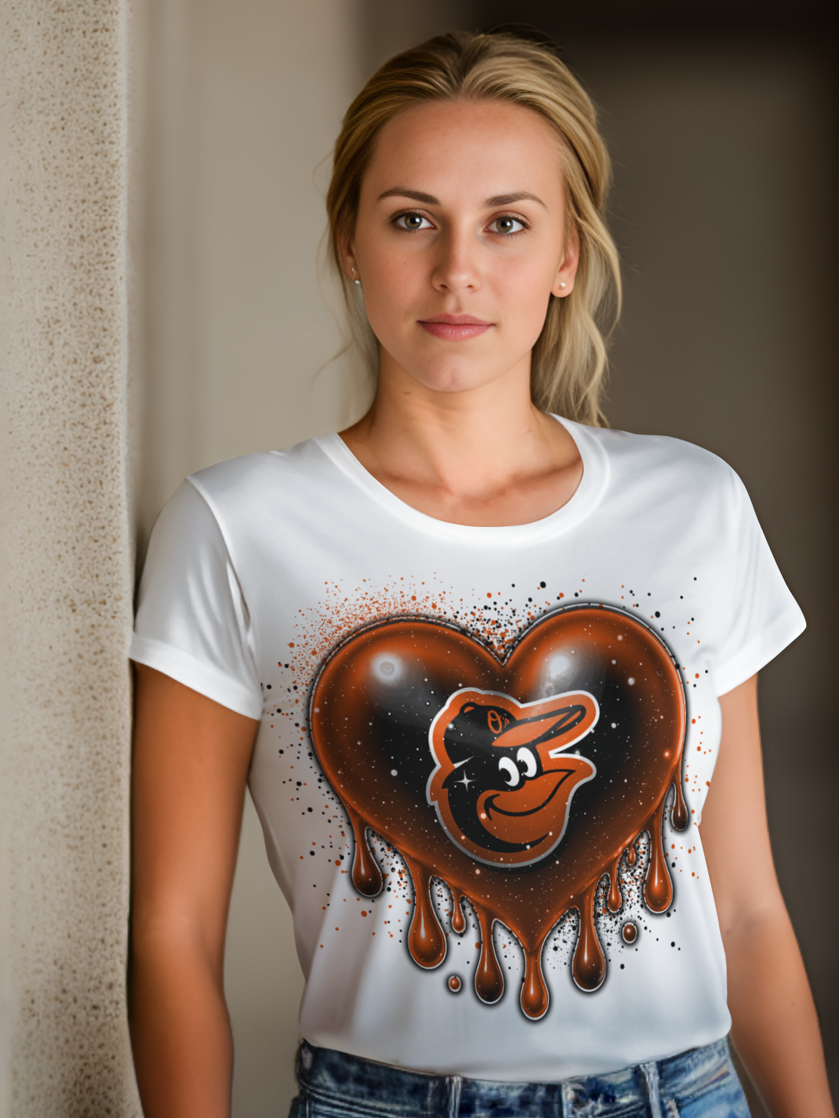 Heartdrip Baseball Sublimation/DTF T-shirt Images