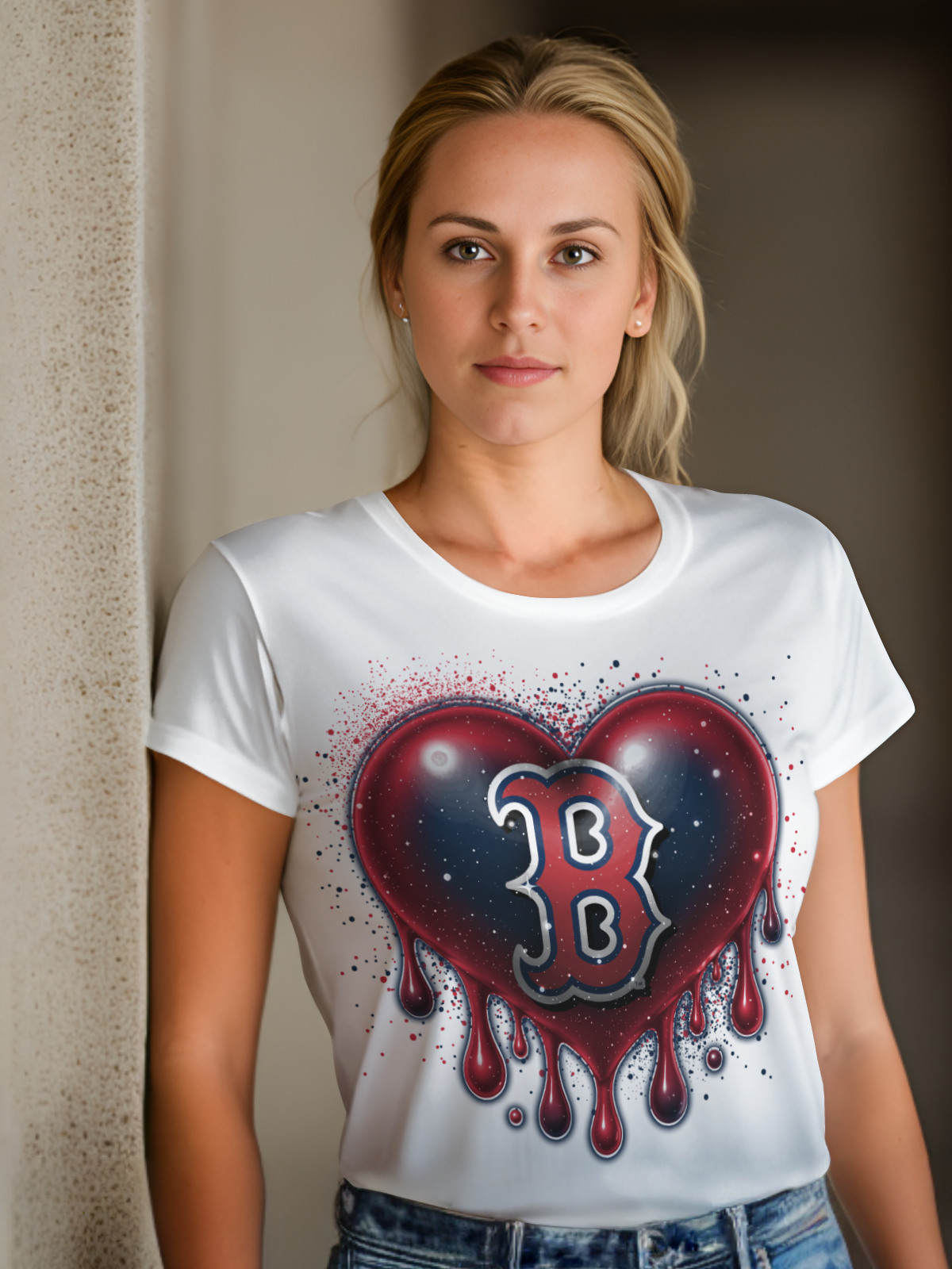 Heartdrip Baseball Sublimation/DTF T-shirt Images