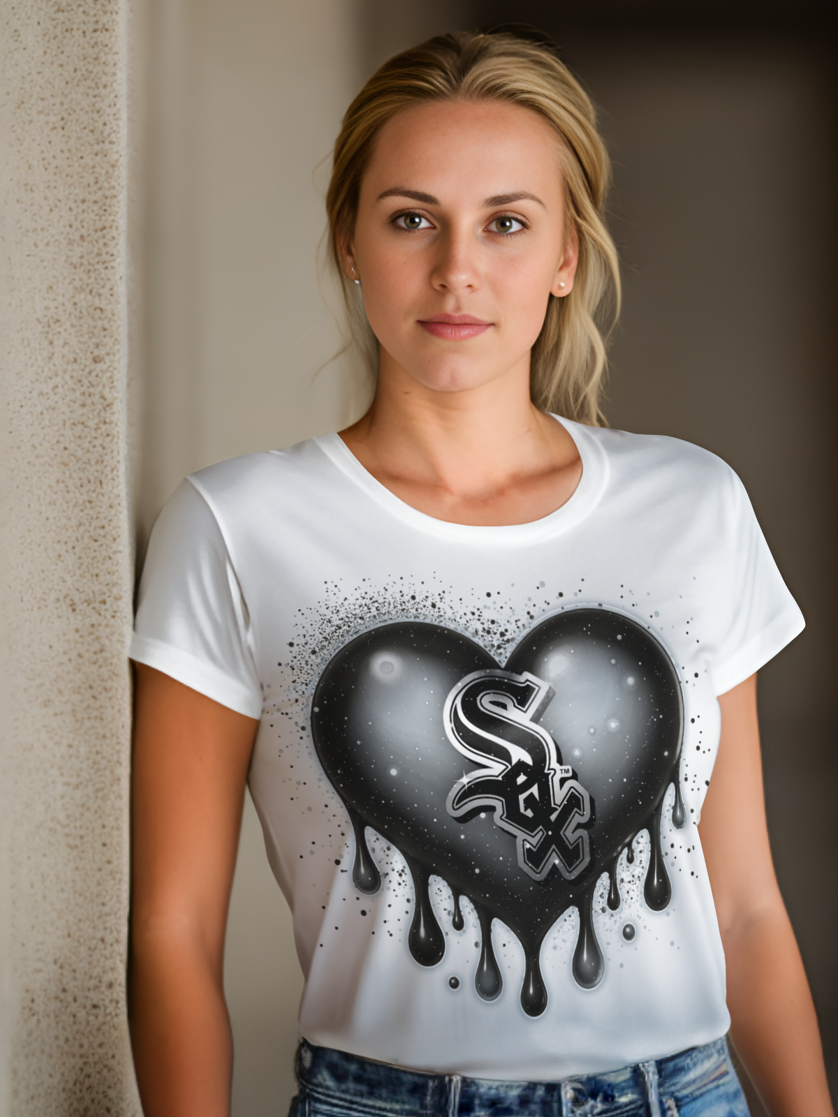 Heartdrip Baseball Sublimation/DTF T-shirt Images
