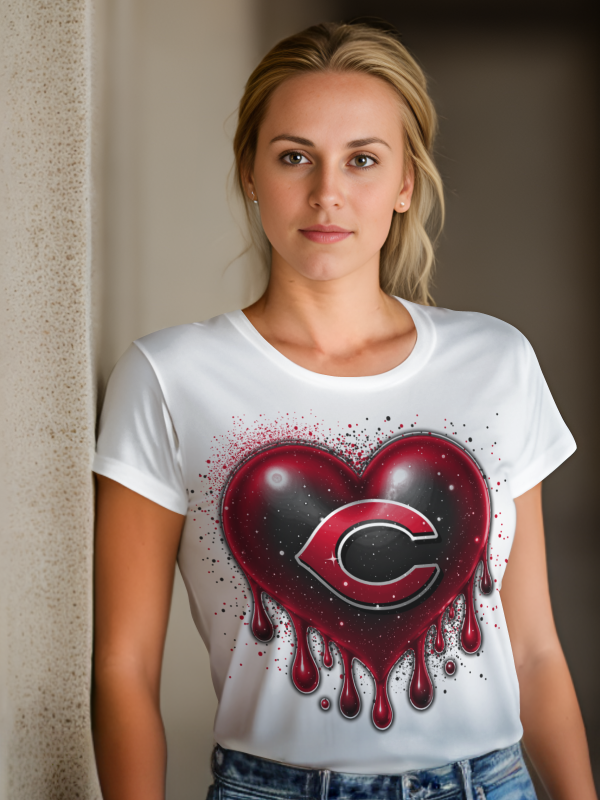 Heartdrip Baseball Sublimation/DTF T-shirt Images