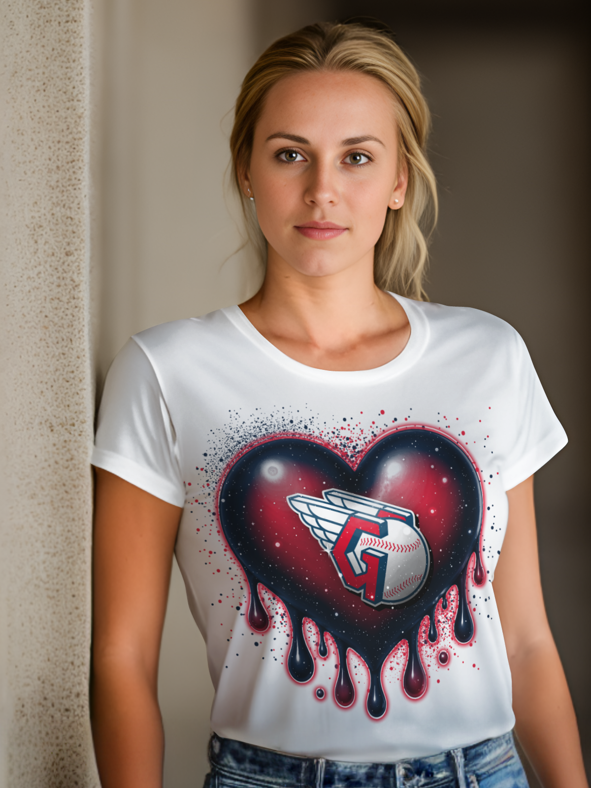 Heartdrip Baseball Sublimation/DTF T-shirt Images
