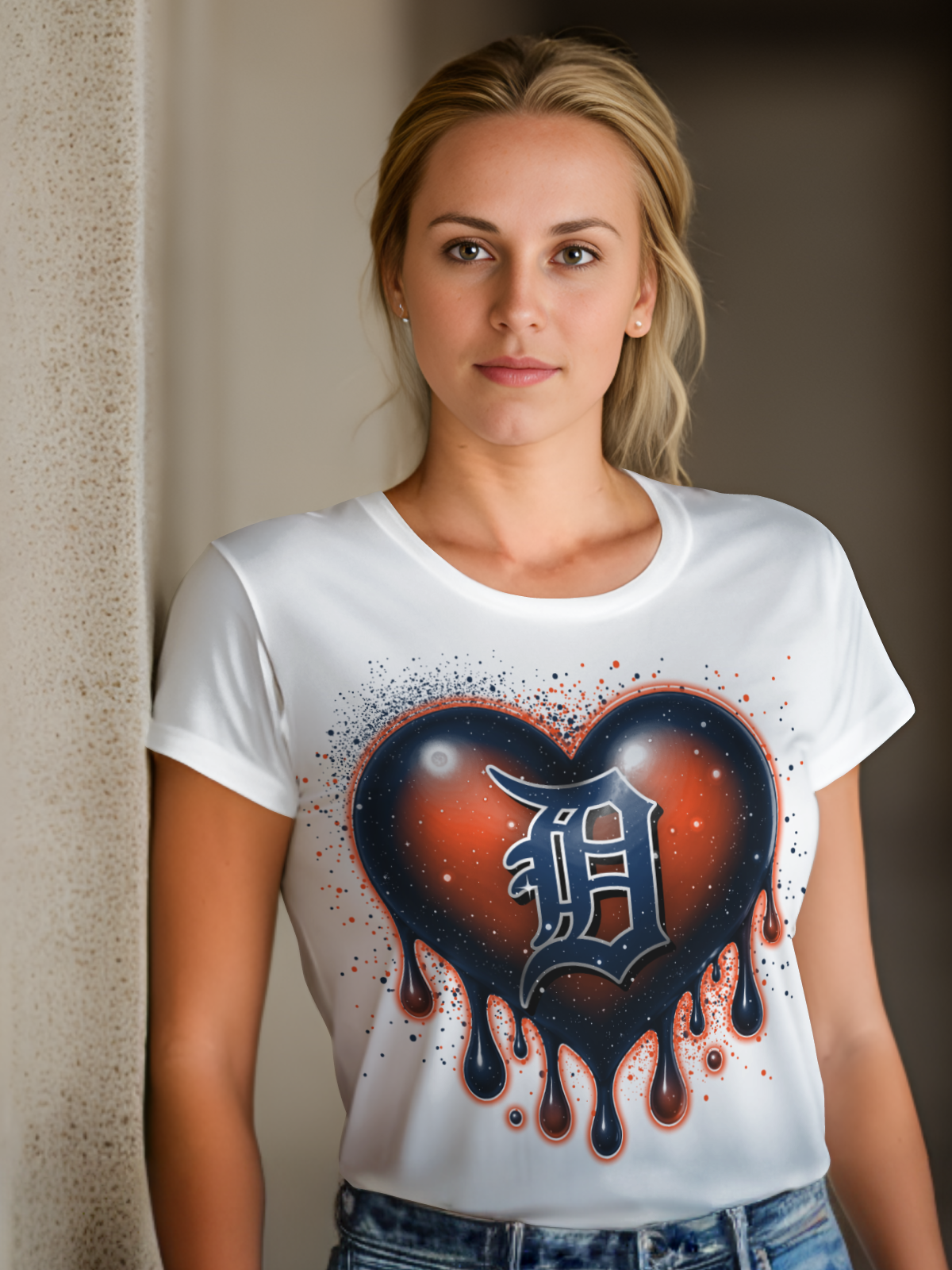 Heartdrip Baseball Sublimation/DTF T-shirt Images
