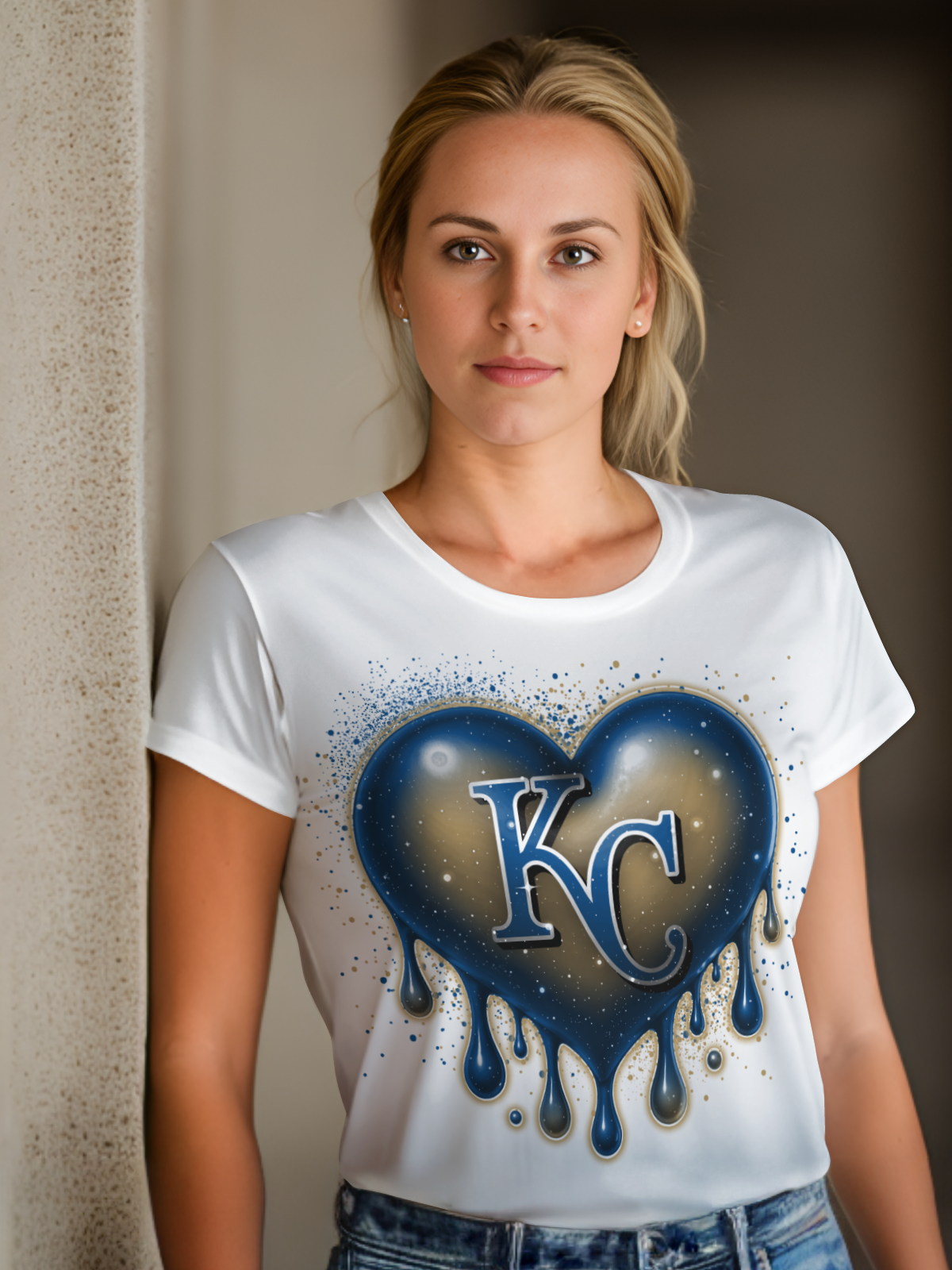 Heartdrip Baseball Sublimation/DTF T-shirt Images