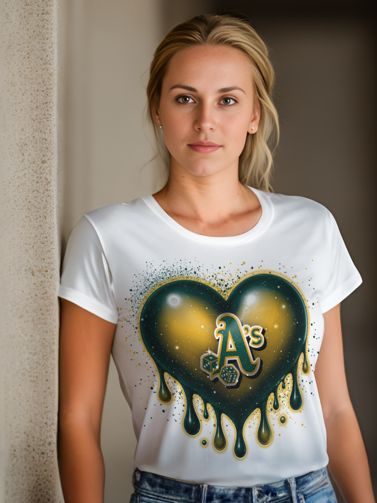 Heartdrip Baseball Sublimation/DTF T-shirt Images