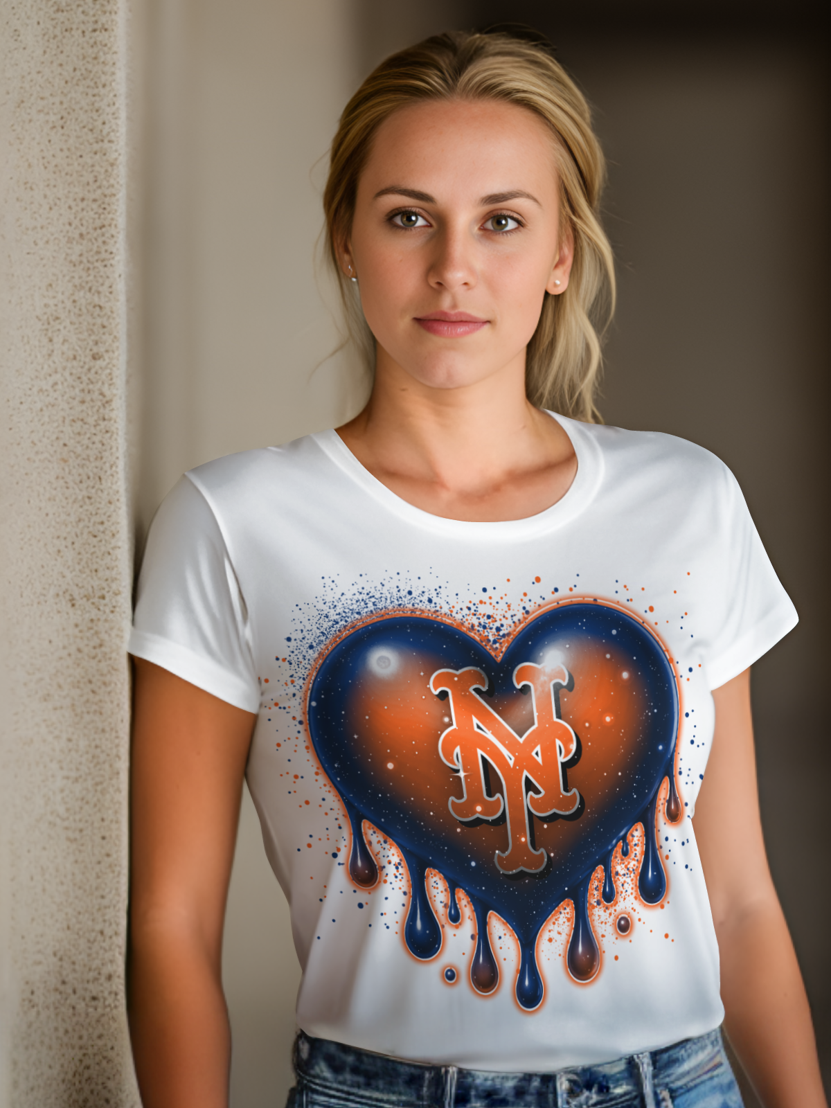 Heartdrip Baseball Sublimation/DTF T-shirt Images
