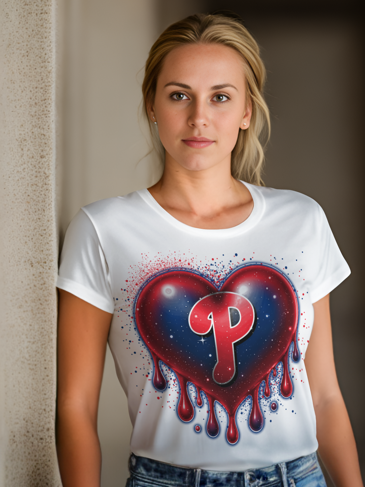 Heartdrip Baseball Sublimation/DTF T-shirt Images