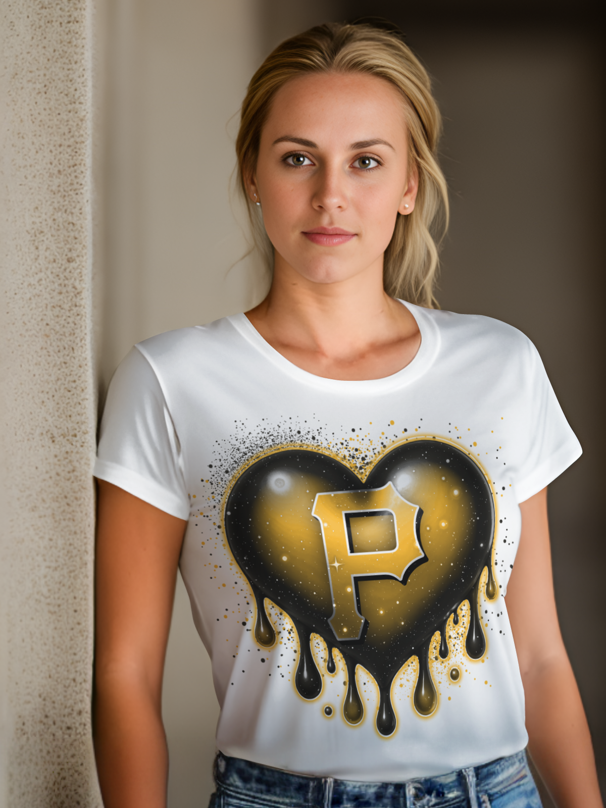 Heartdrip Baseball Sublimation/DTF T-shirt Images