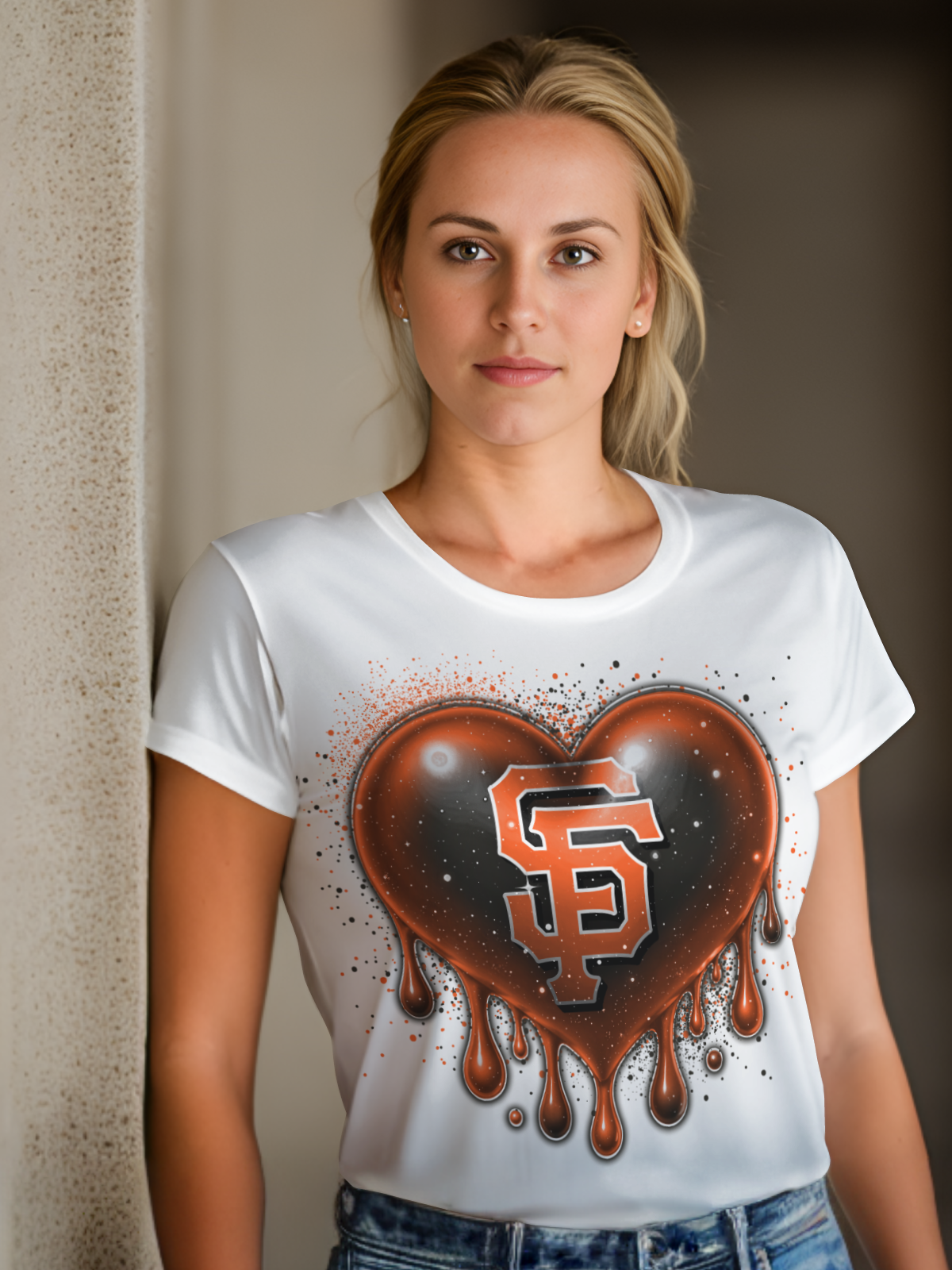 Heartdrip Baseball Sublimation/DTF T-shirt Images