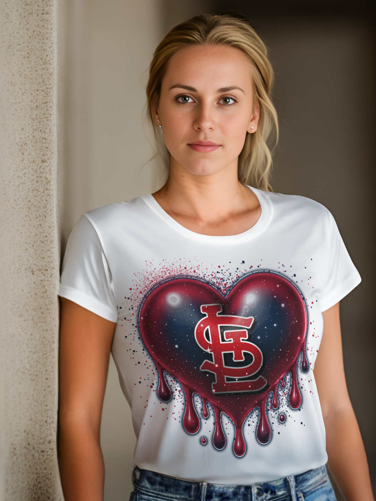 Heartdrip Baseball Sublimation/DTF T-shirt Images