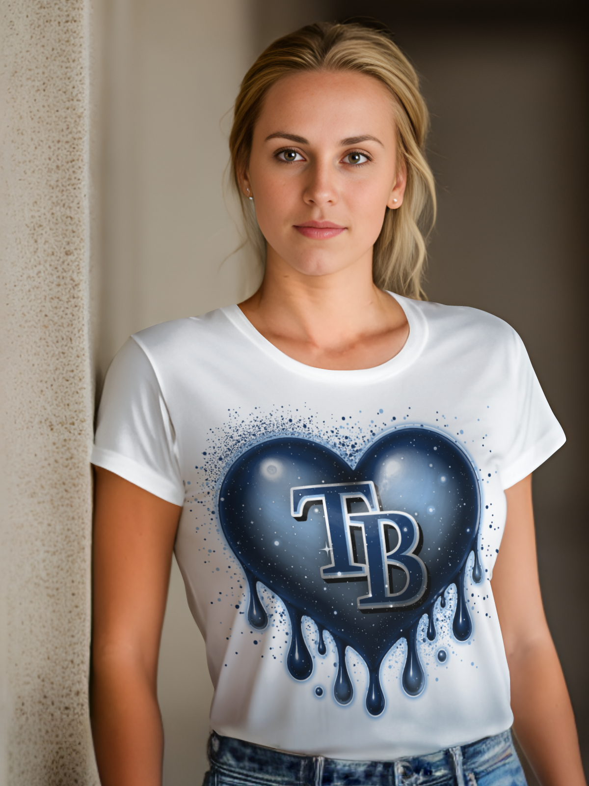 Heartdrip Baseball Sublimation/DTF T-shirt Images