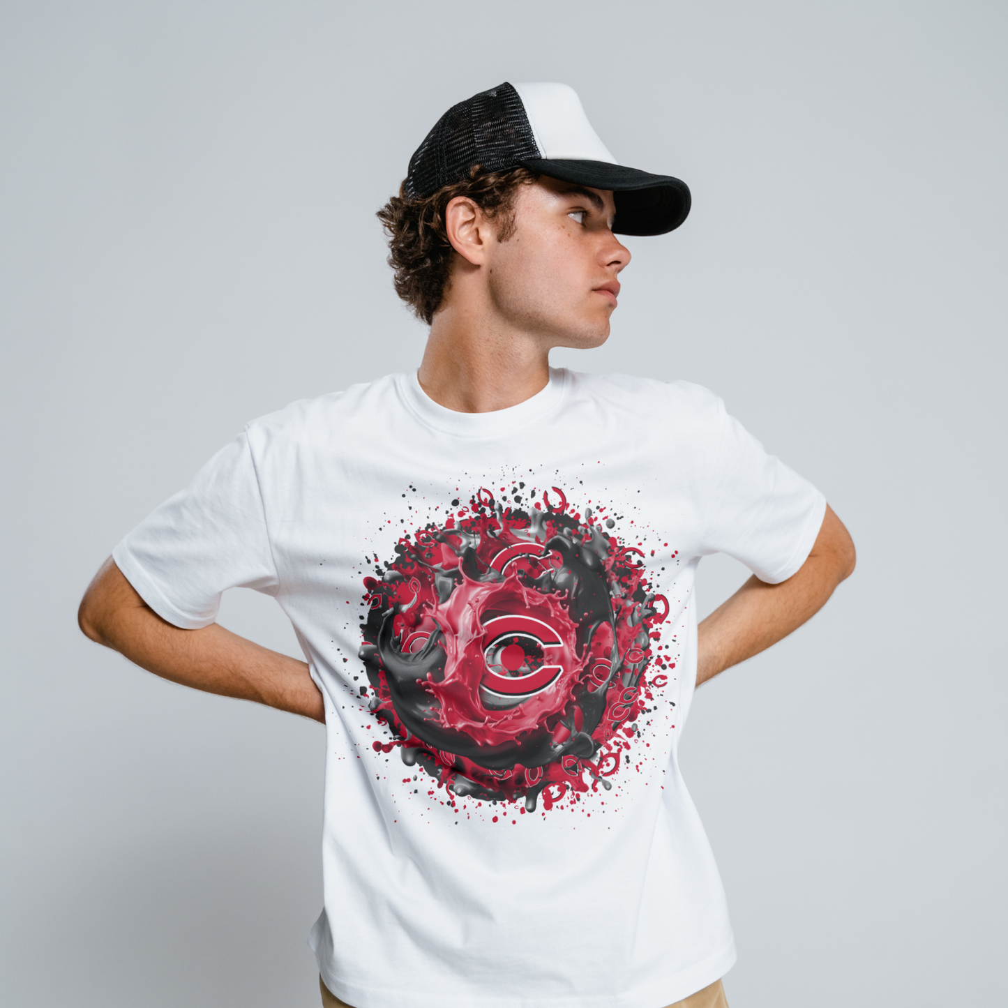 Baseball Splatter Sublimation/DTF T-shirt Images