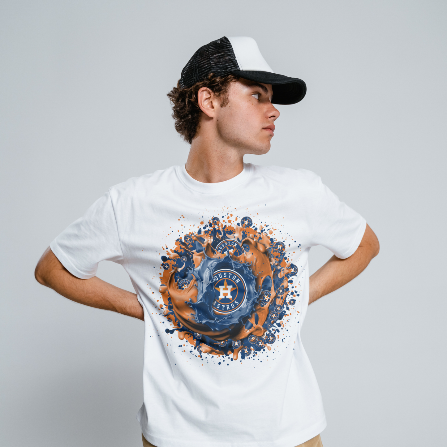 Baseball Splatter Sublimation/DTF T-shirt Images