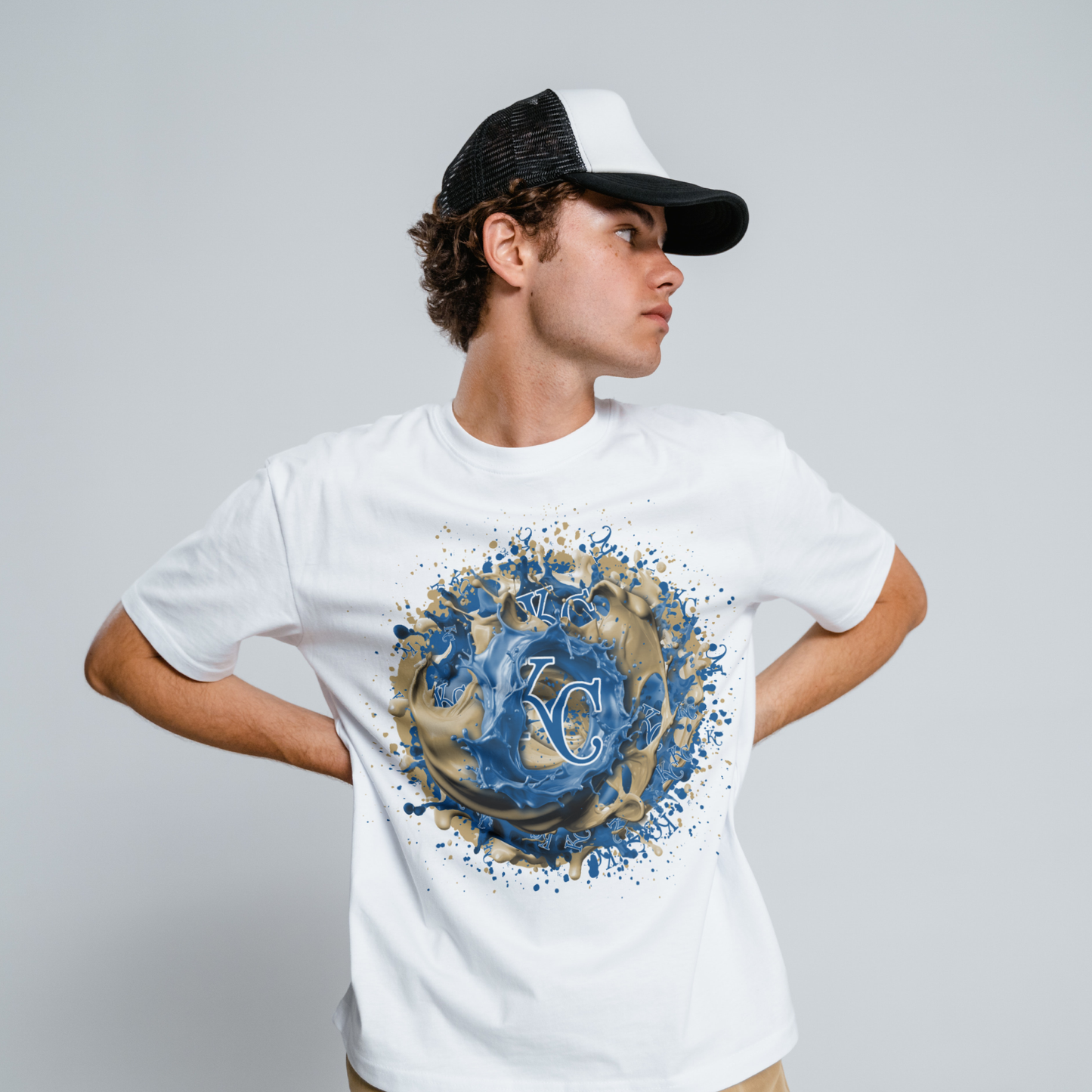 Baseball Splatter Sublimation/DTF T-shirt Images
